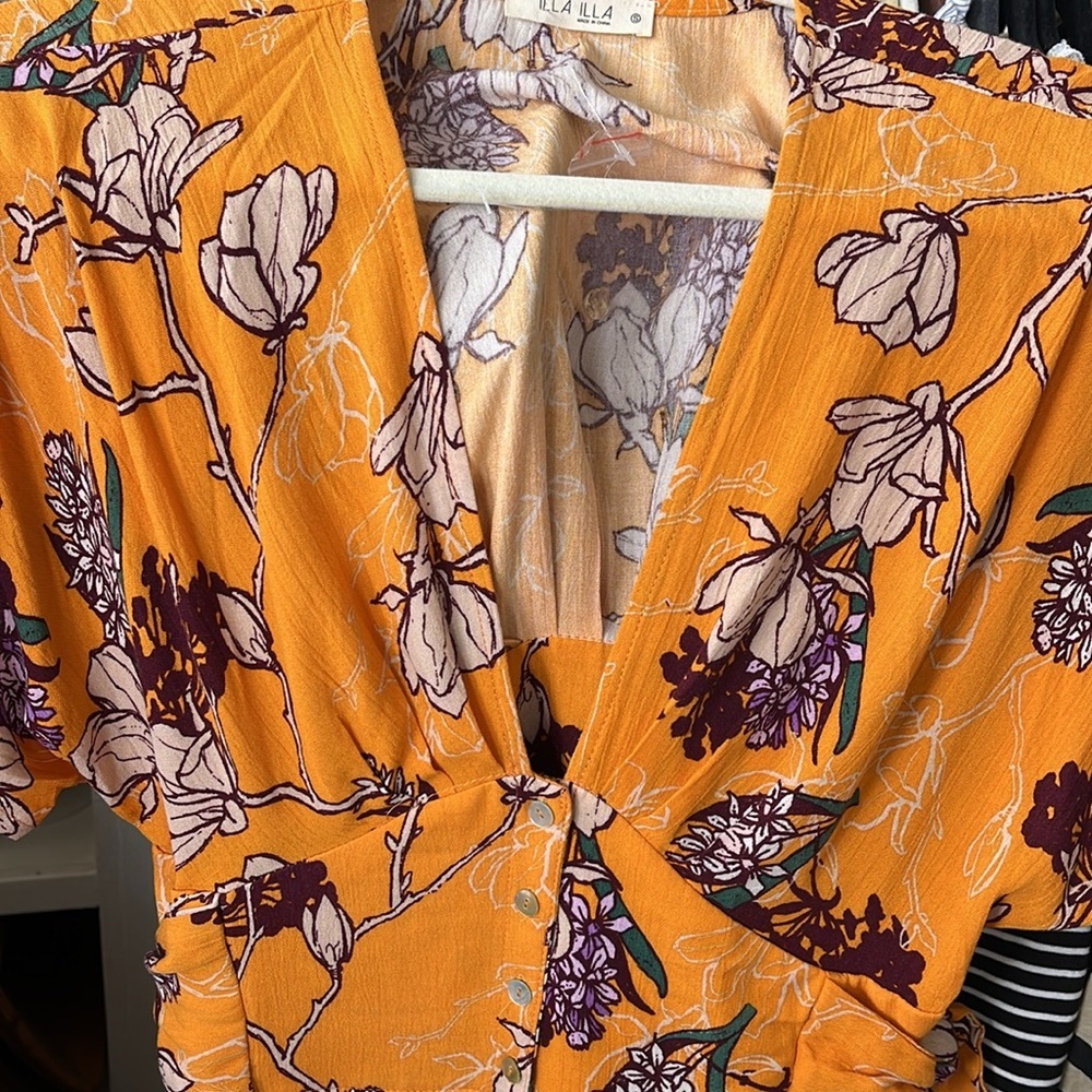 Ila Ila Floral Midi Dress size Small - Picture 5 of 7